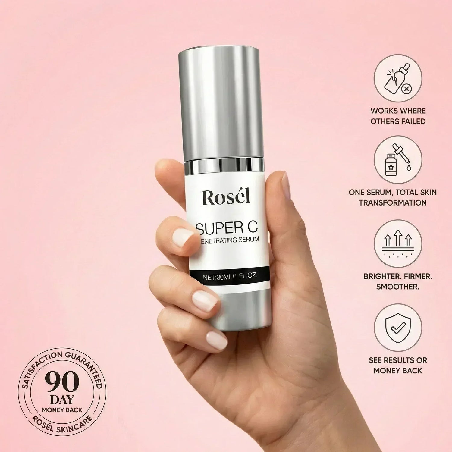 Rosél Super C - The Only Serum You Need After Everything Else Fails - Rosél